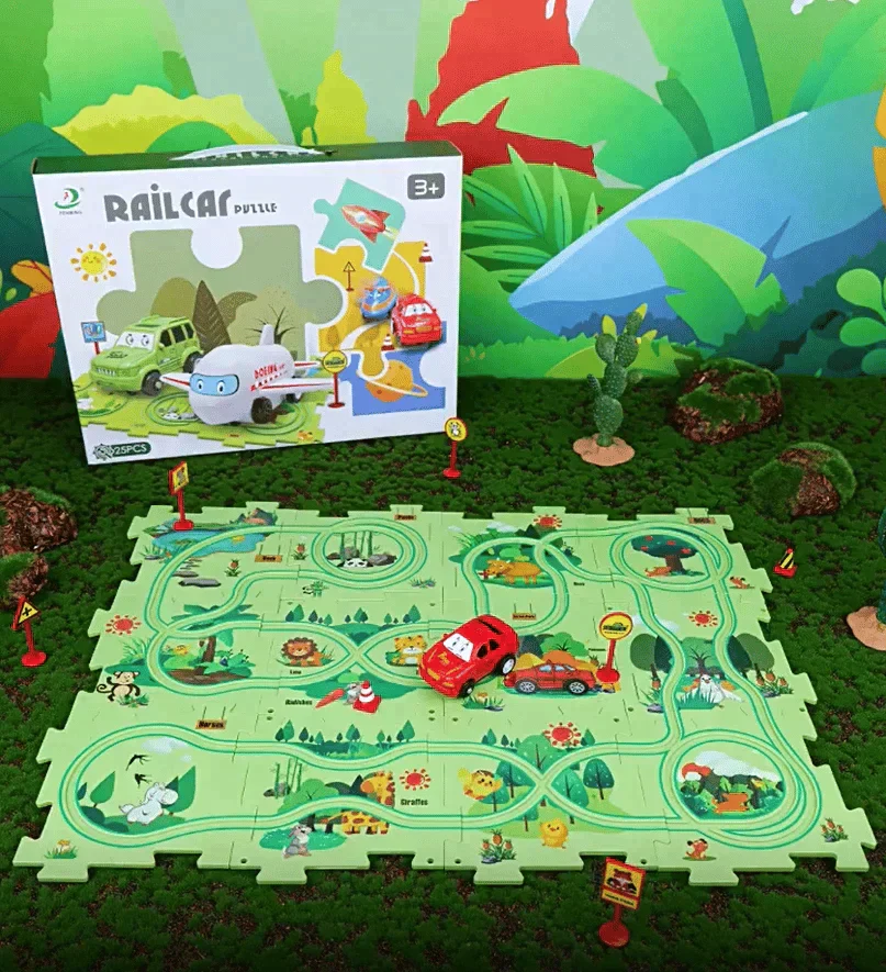 🧩Children's Educational Puzzle Track Car Play Set🧩 - Image 13