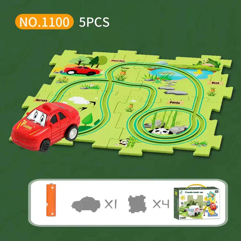 🧩Children's Educational Puzzle Track Car Play Set🧩 - Image 39