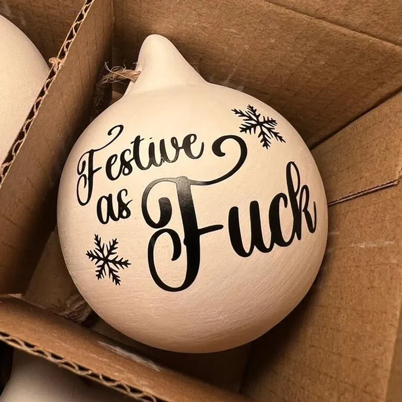 Christmas Funny Offensive Bauble - Image 20