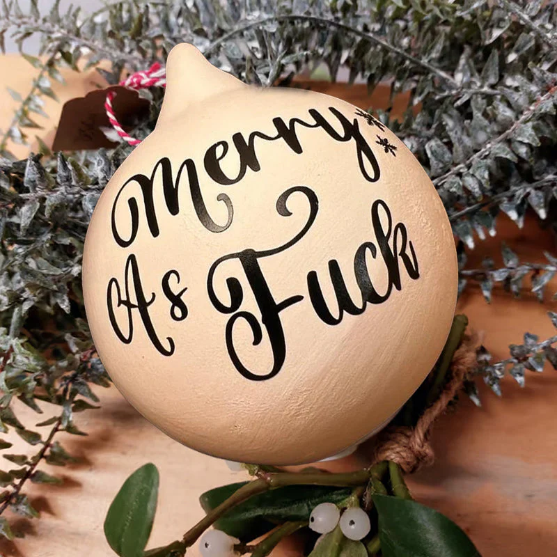 Christmas Funny Offensive Bauble - Image 4