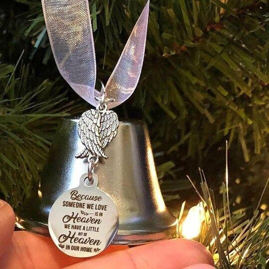 Christmas ornaments angel wings bell-memorial christmas gift - Image 7