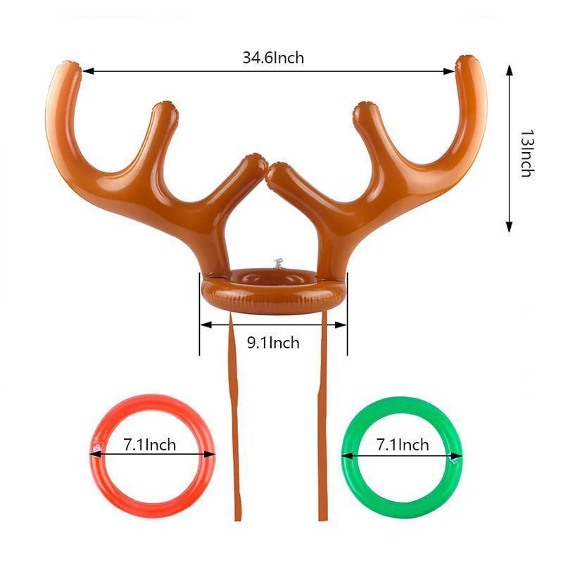 Christmas Reindeer Antler Ring Toss Game - Image 12