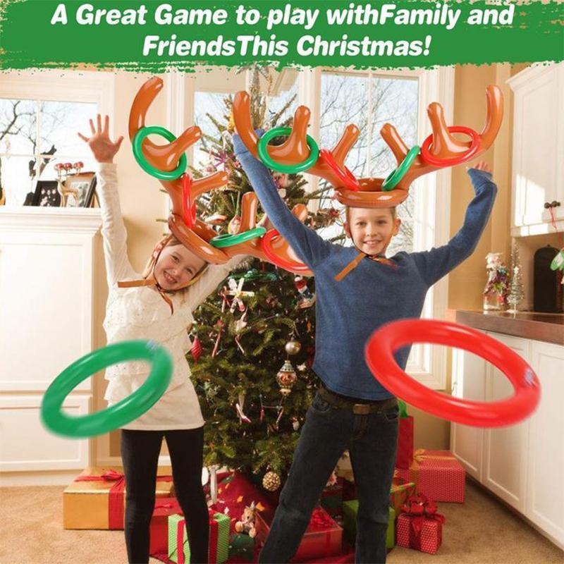 Christmas Reindeer Antler Ring Toss Game - Image 2