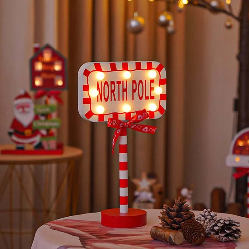 Christmas Street Sign Decoration Lights - Image 21