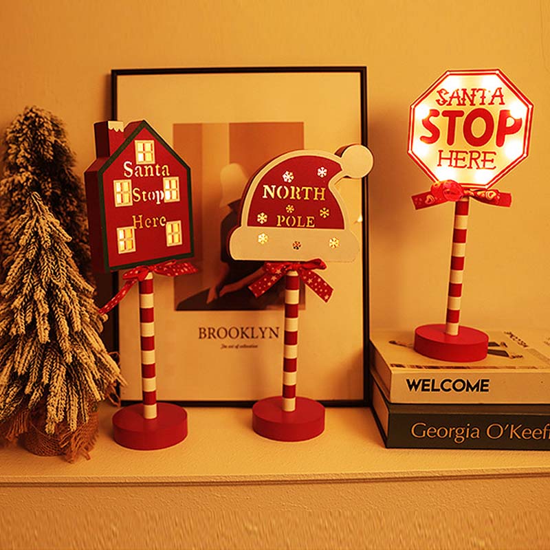 Christmas Street Sign Decoration Lights - Image 4