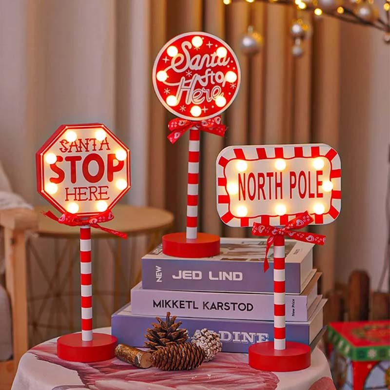 Christmas Street Sign Decoration Lights - Image 5