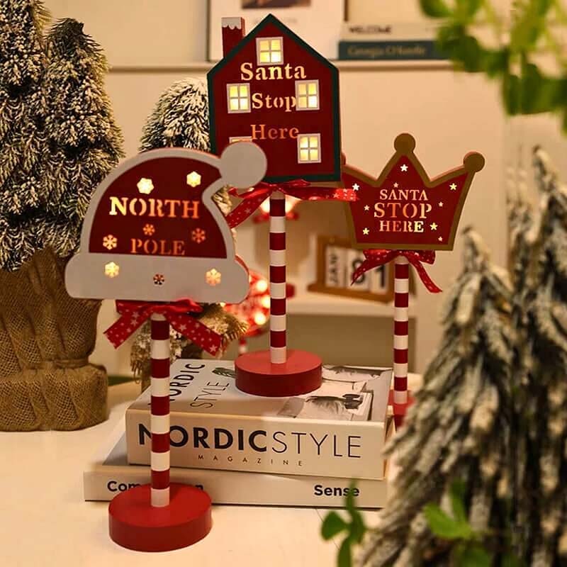 Christmas Street Sign Decoration Lights - Image 7