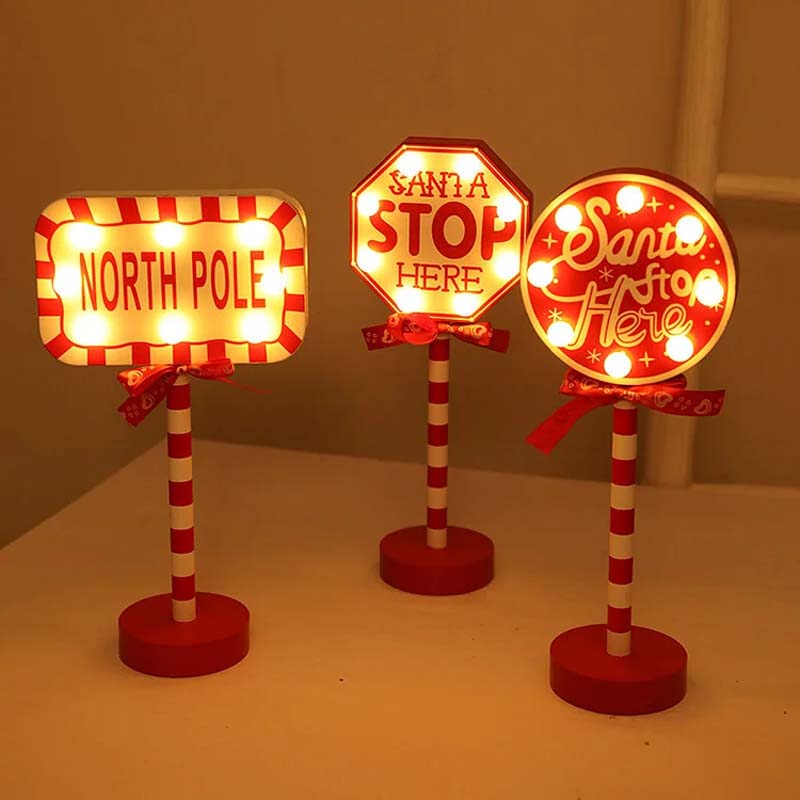 Christmas Street Sign Decoration Lights - Image 8