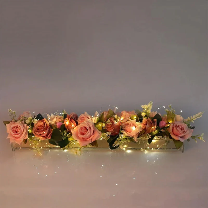 Clear Acrylic Flower Vase - Image 12
