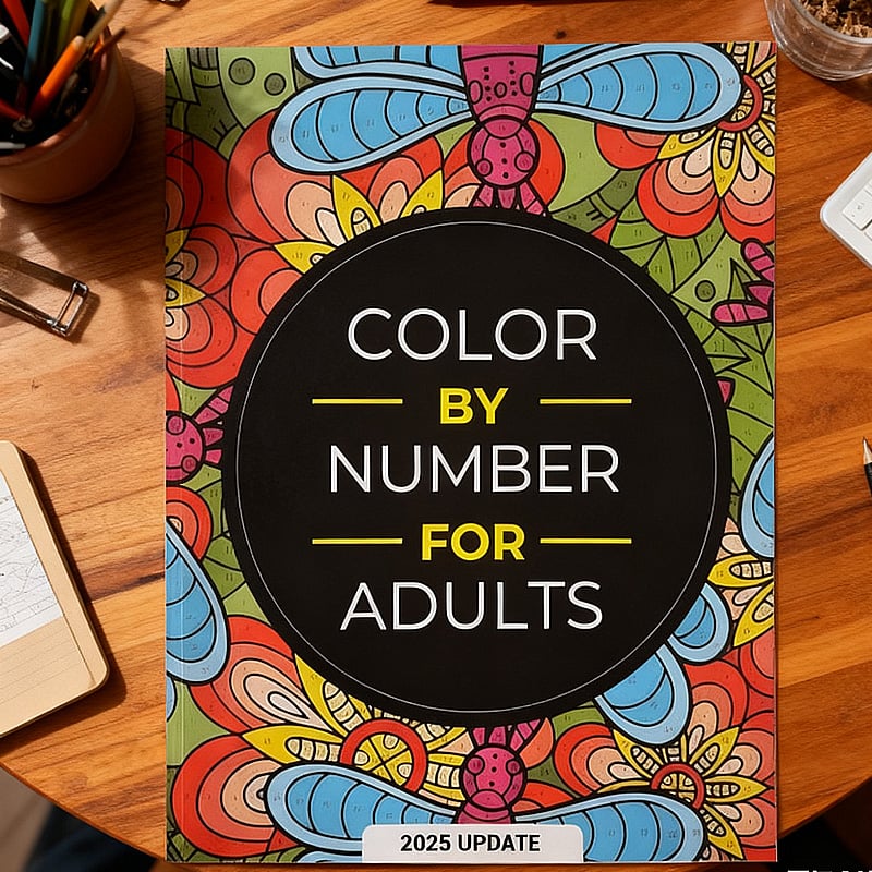 Color By Number Coloring Book for Adults - Image 11