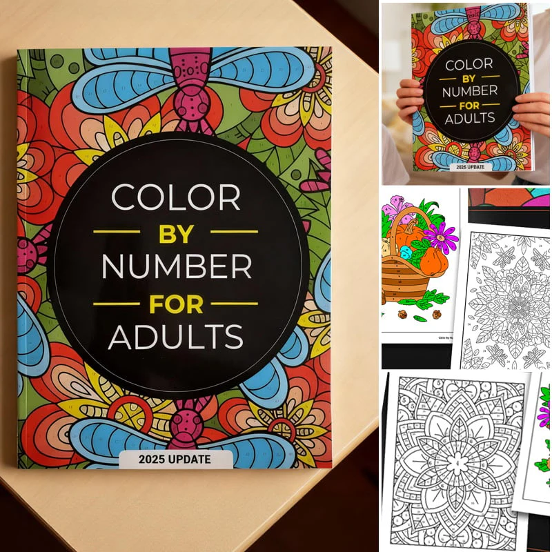 Color By Number Coloring Book for Adults - Image 12