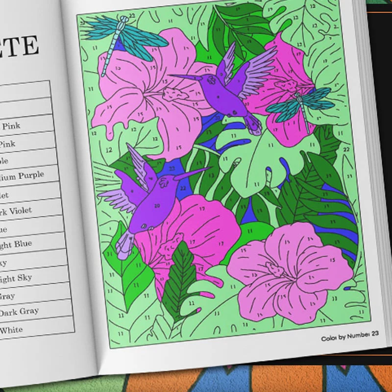 Color By Number Coloring Book for Adults - Image 8