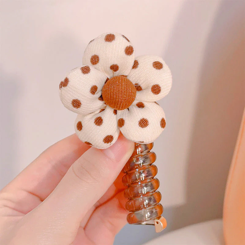 Colorful Telephone Wire Hair Bands for Kids - Image 14