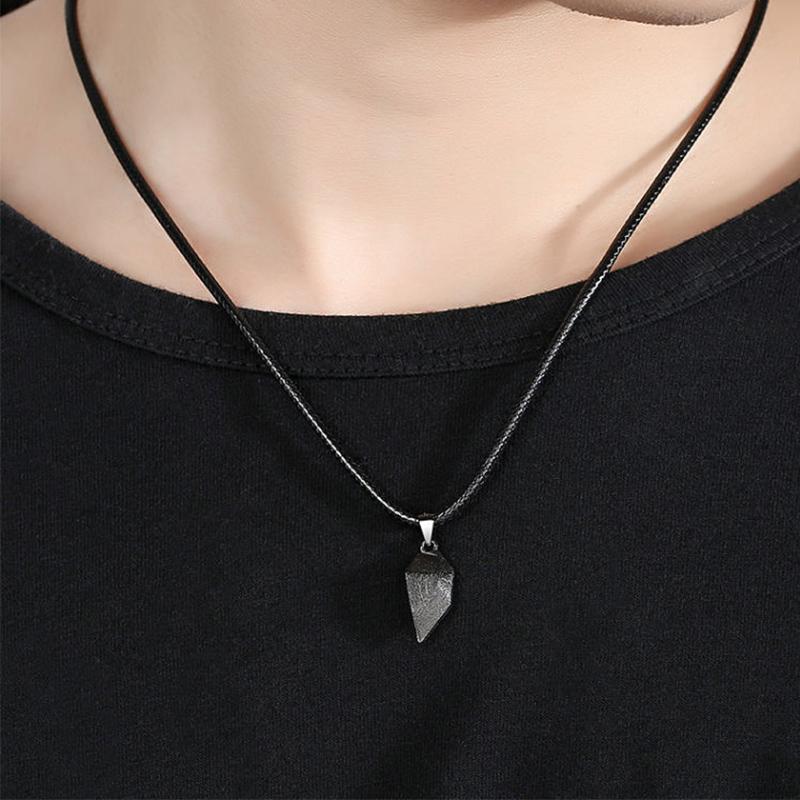 Couple Heart Stitching Necklace - Image 5