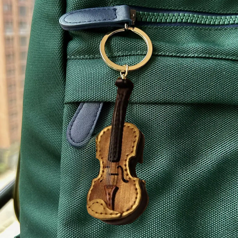 Crafted Leather Violin & Cello Keychain - Image 10