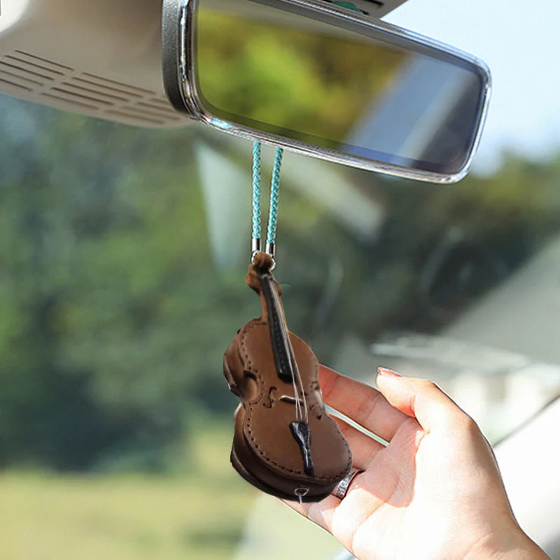 Crafted Leather Violin & Cello Keychain - Image 14