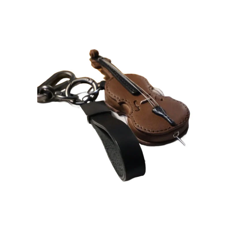 Crafted Leather Violin & Cello Keychain - Image 16