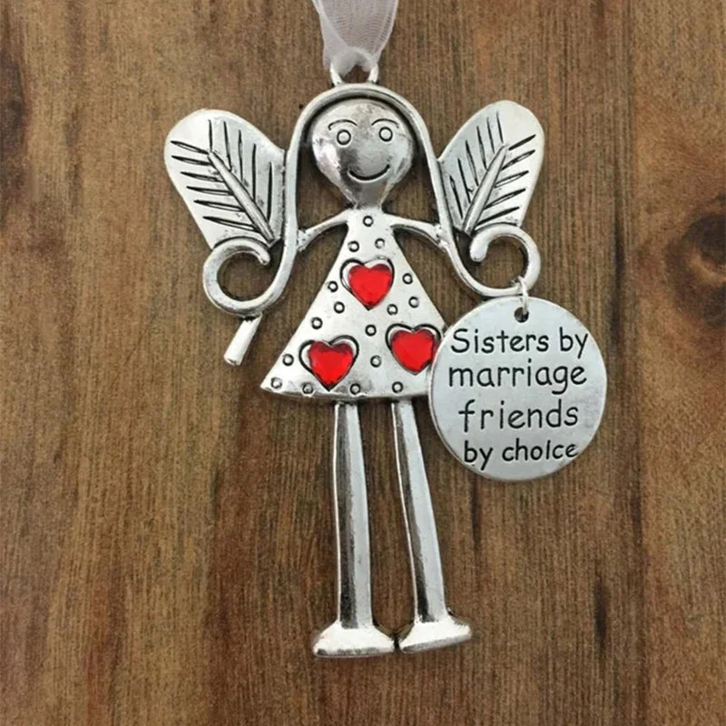 Crazy Beautiful Friends Forever - Angel Ornament Christmas Gift - Image 13