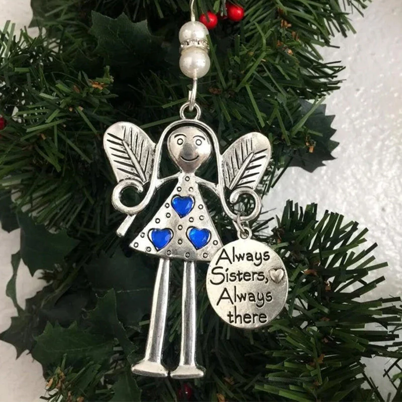 Crazy Beautiful Friends Forever - Angel Ornament Christmas Gift - Image 14