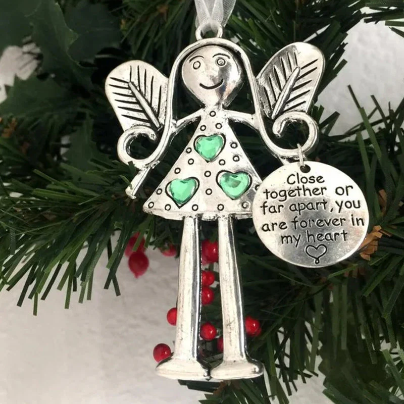 Crazy Beautiful Friends Forever - Angel Ornament Christmas Gift - Image 17