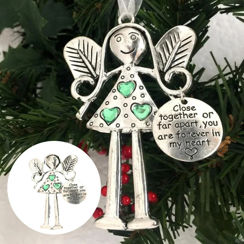 Crazy Beautiful Friends Forever - Angel Ornament Christmas Gift - Image 2