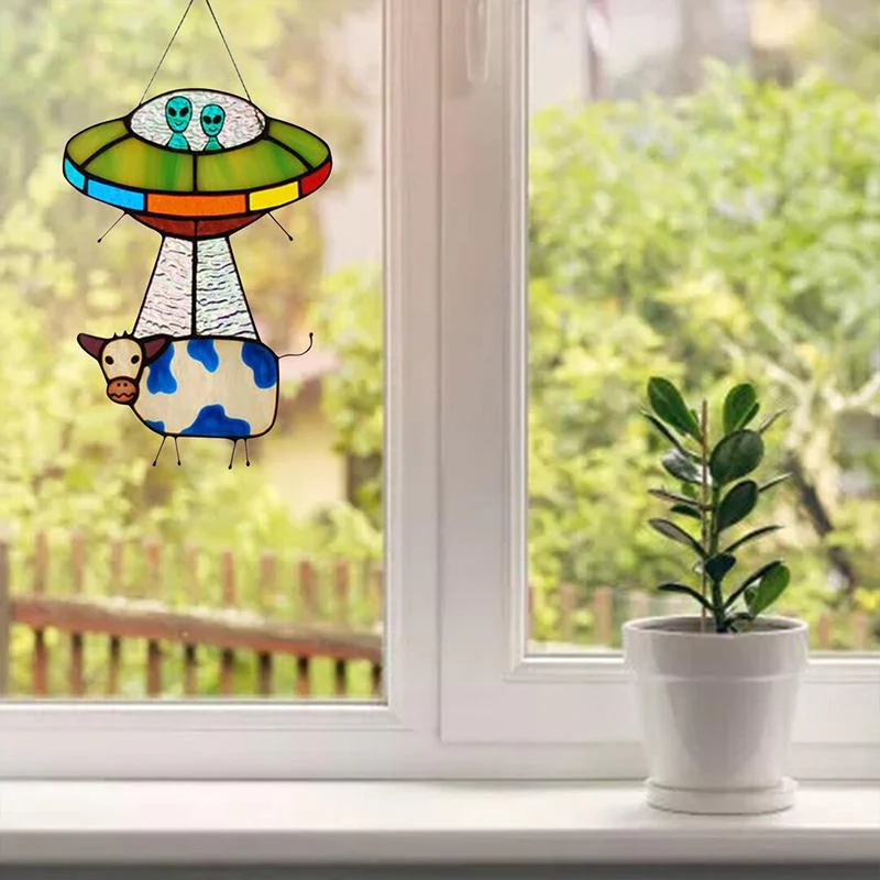 Creative Alien Cow Pendant - Image 6