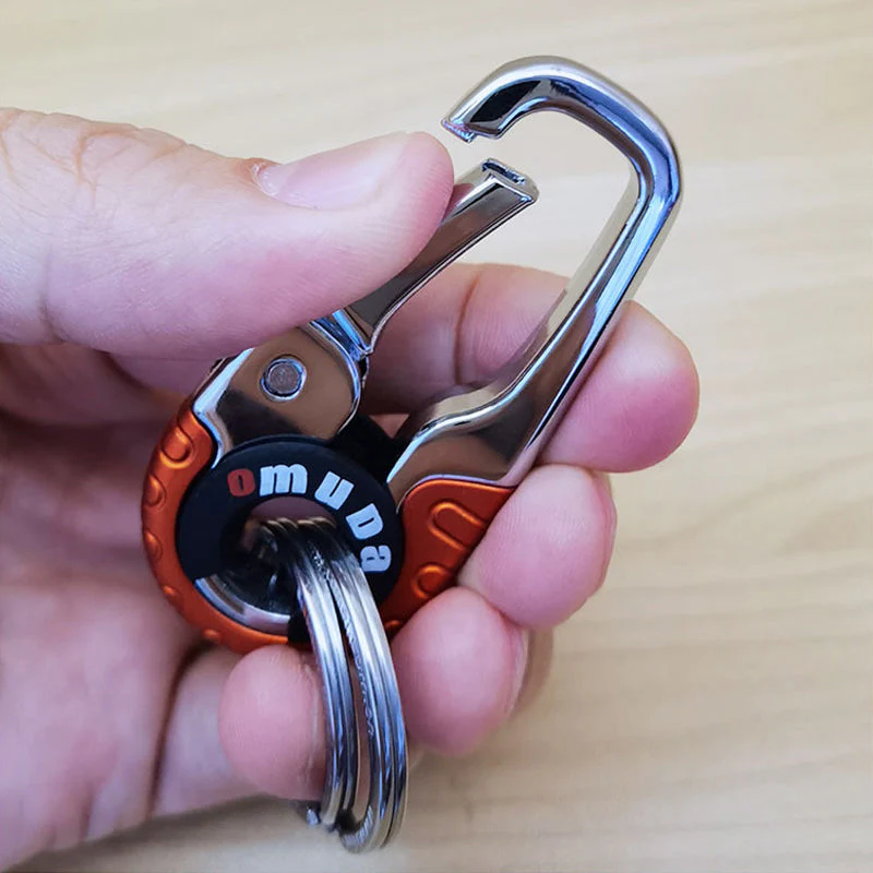 Creative Car Interior Stainless Steel Keychain - Image 4
