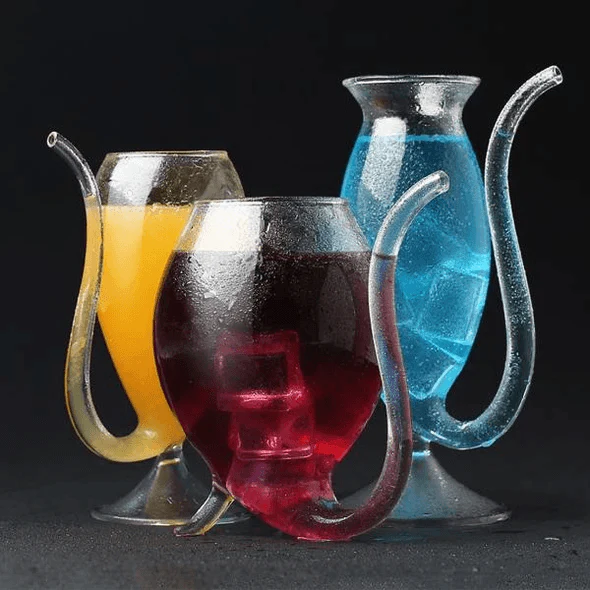 Creative Glass Cup With Drinking Tube Straw - Image 5