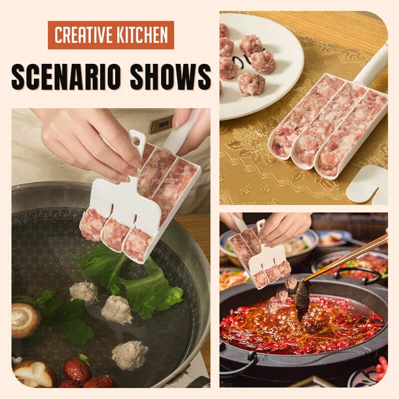 Creative Kitchen Triple Meatball Maker - Image 6