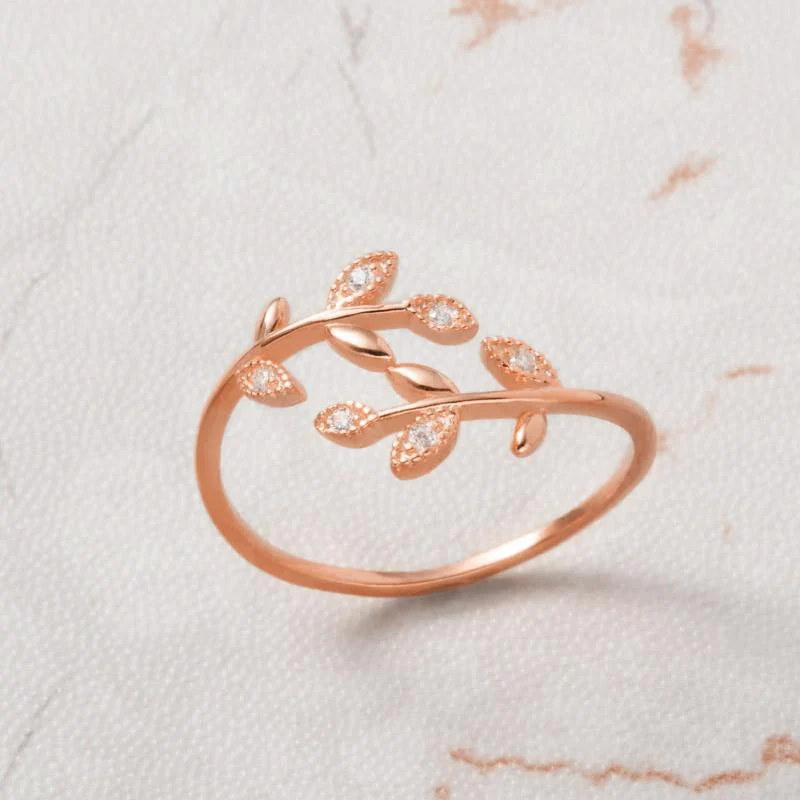 Creative Leaf Ring - Image 13