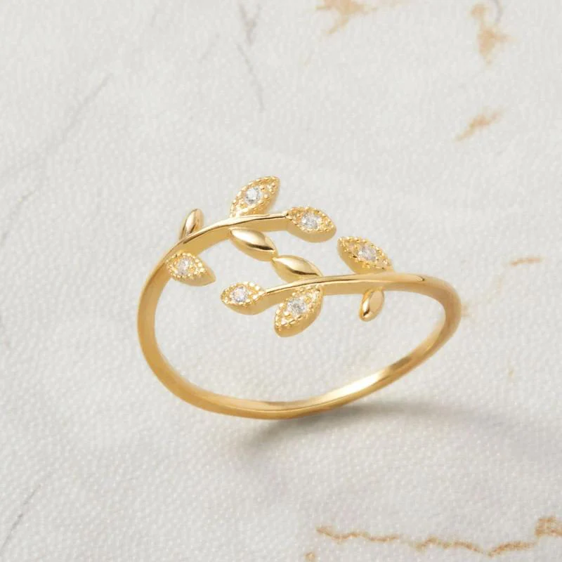 Creative Leaf Ring - Image 14