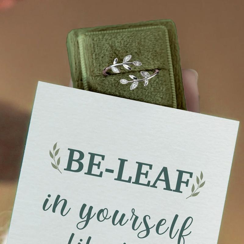 Creative Leaf Ring - Image 7
