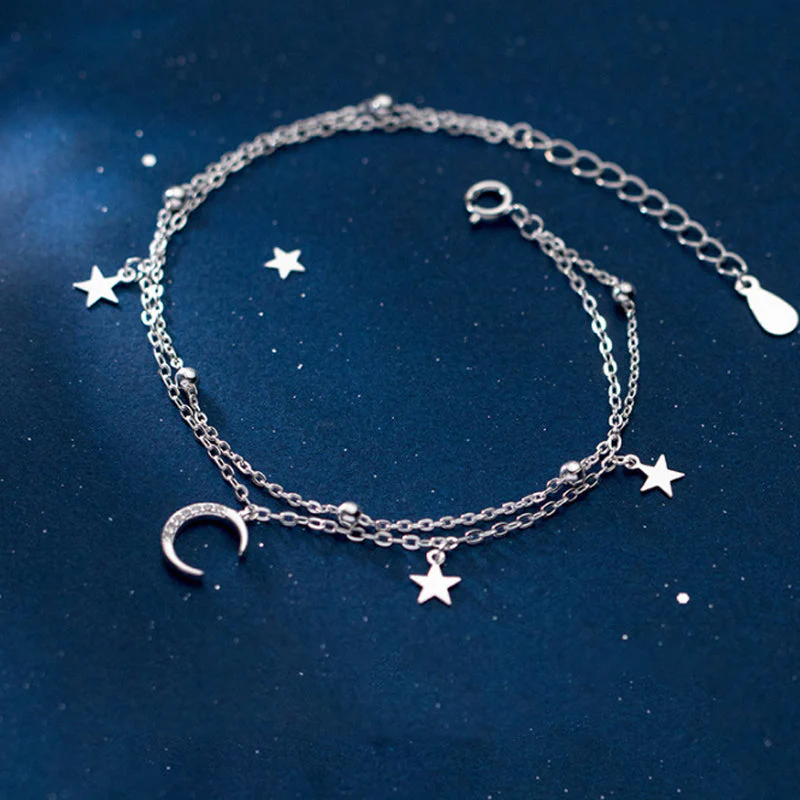 Crescent Moon & Star Bracelet - Image 8