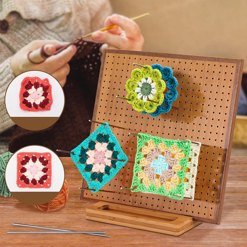 Crochet Blocking Board With Pegs - Image 9