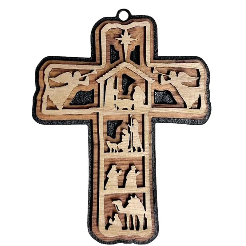 Cross Nativity Ornament - Image 7