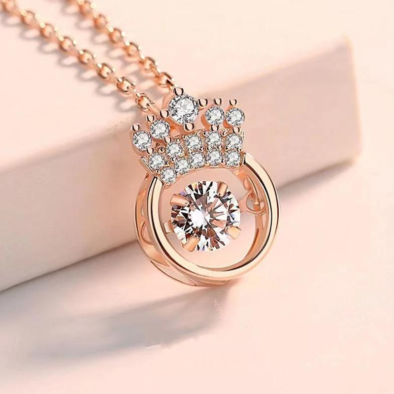 Crown Sparkling Dance Necklace - Image 2