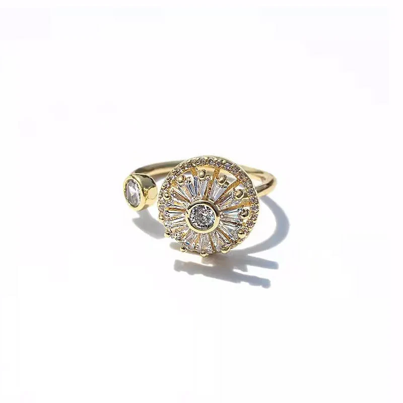 Crystal Anxiety Relief Spinning Ring - Image 9