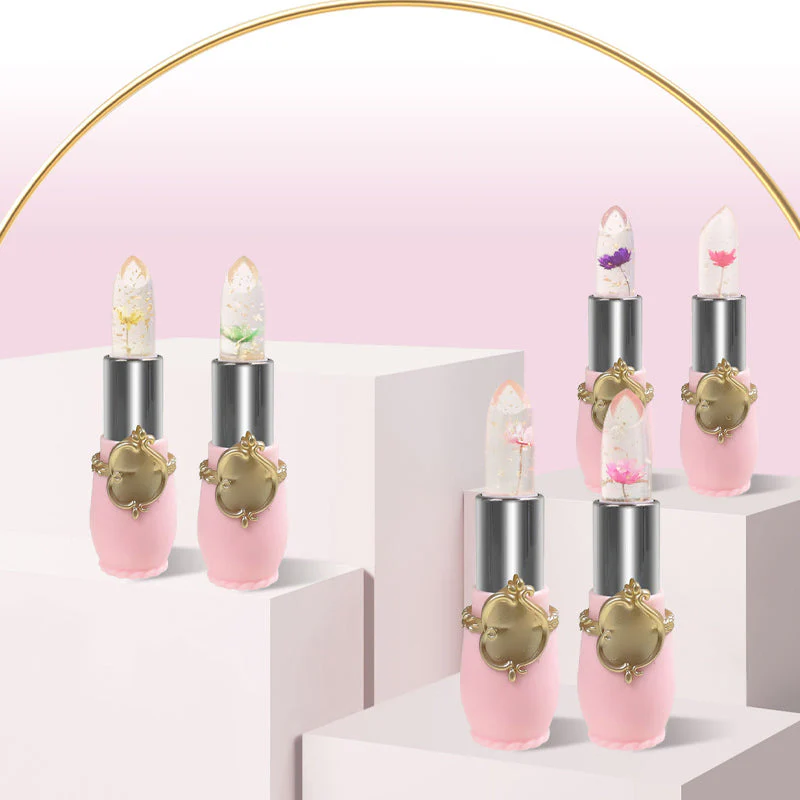 Crystal Jelly Flower Color Changing Lipstick - Image 6