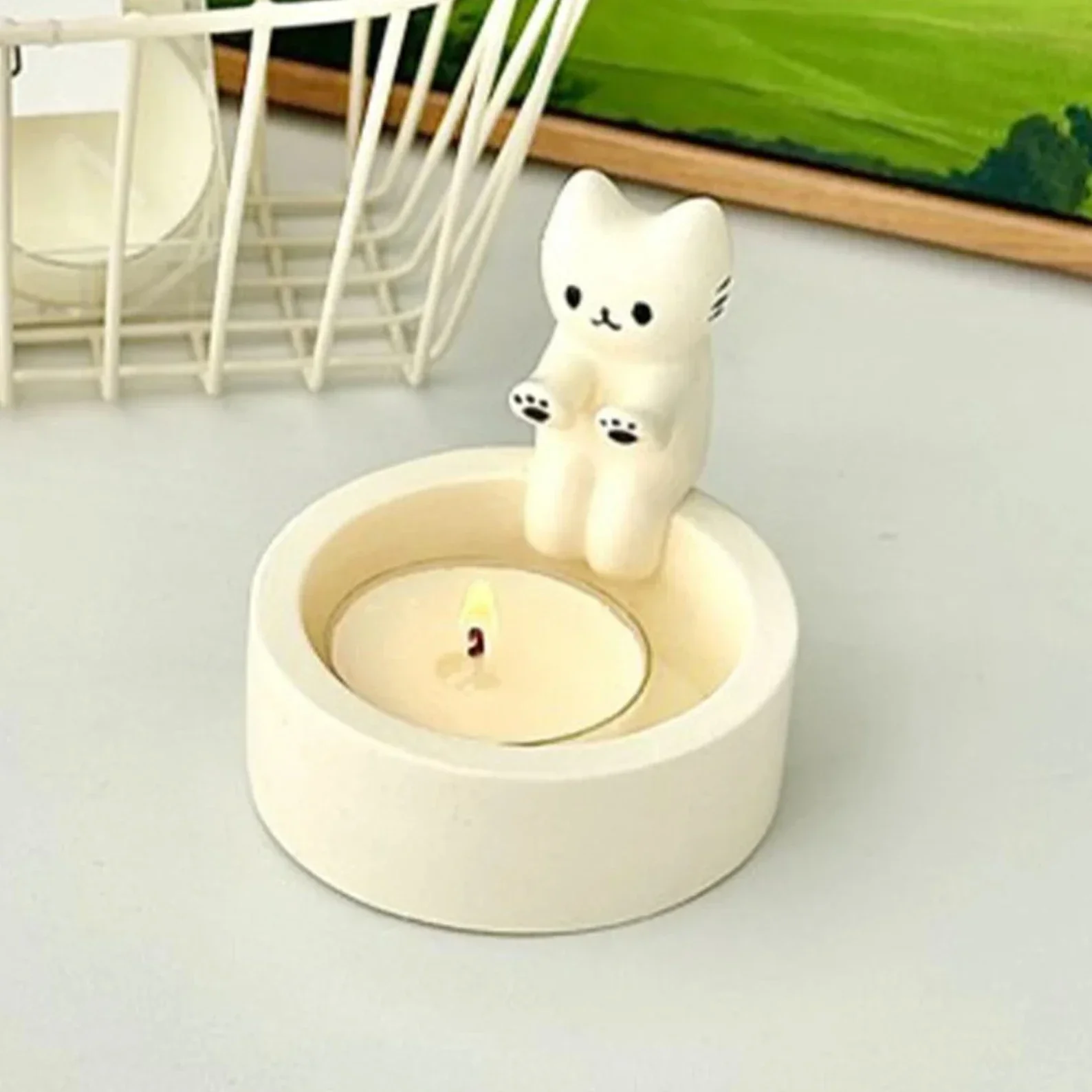 Cute Cat Candle Holder - Image 3