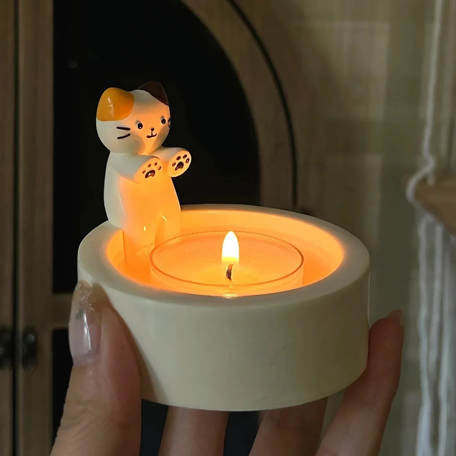 Cute Cat Candle Holder - Image 9