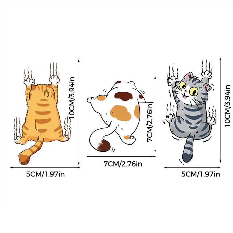 Cute Cat Cartoon Decal Car Stickers - Image 10