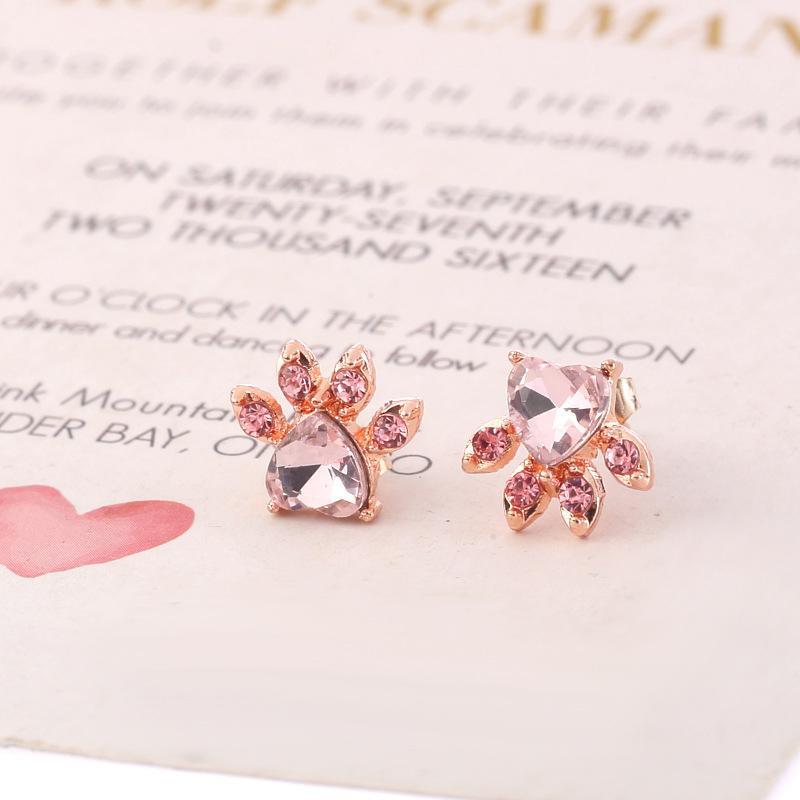 Cute Cat Paw Earrings - Image 7
