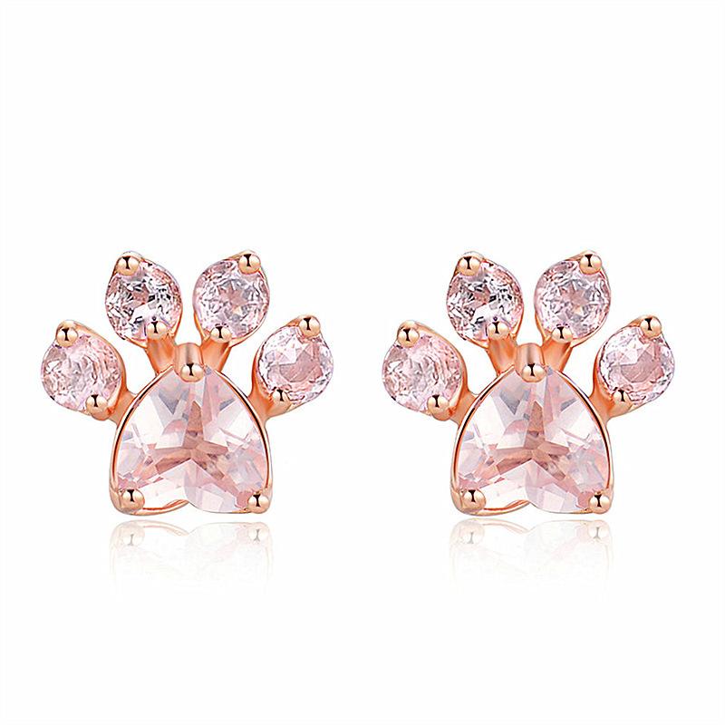 Cute Cat Paw Earrings - Image 8