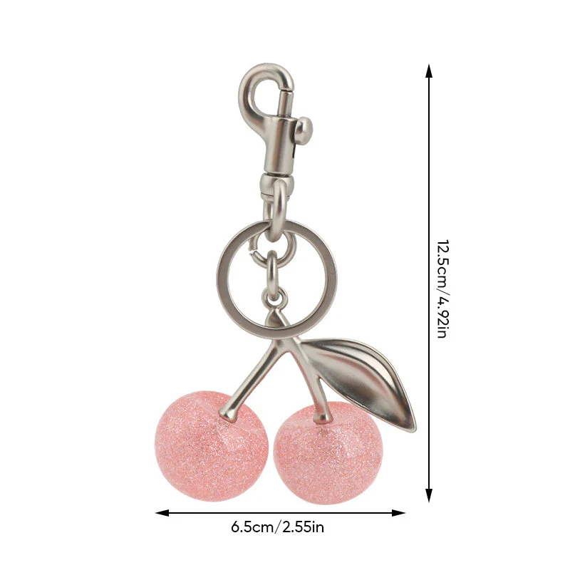 Cute Cherry Design Keychain - Image 11