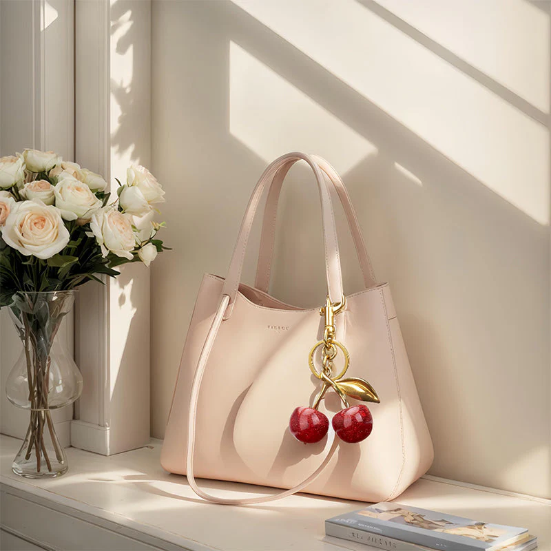 Cute Cherry Design Keychain - Image 6