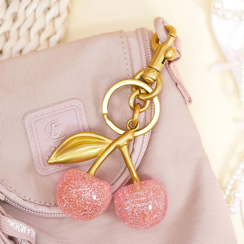 Cute Cherry Design Keychain - Image 9