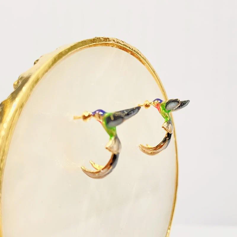 Cute Hummingbird Earrings - Image 6
