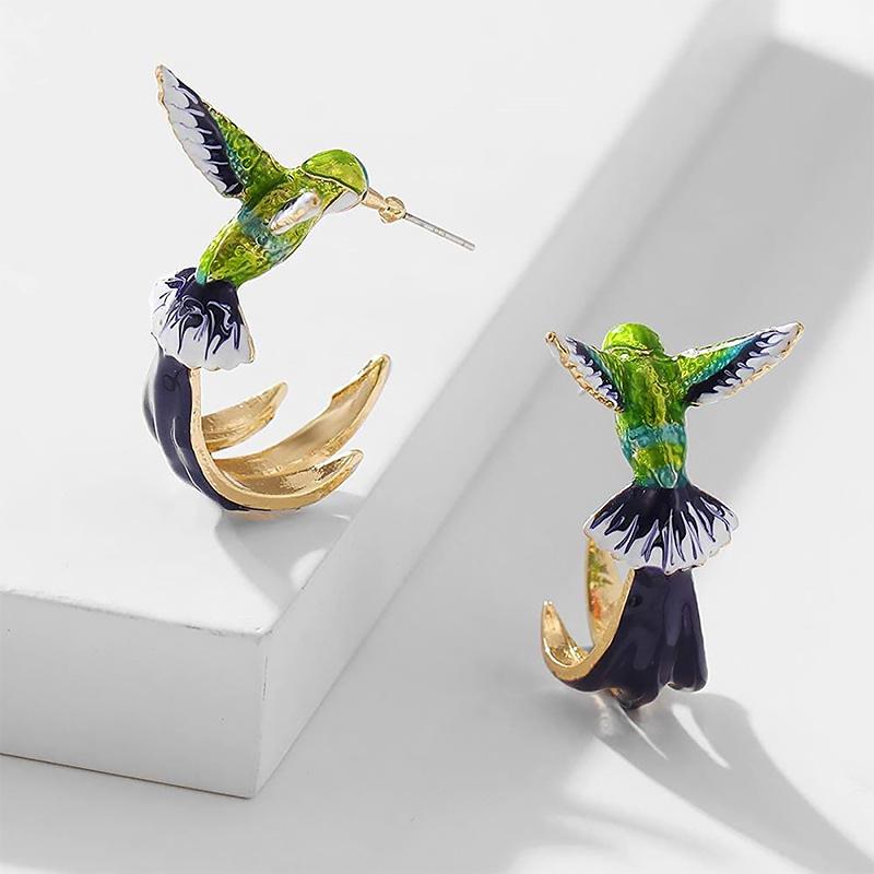 Cute Hummingbird Earrings - Image 7
