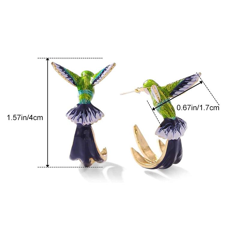 Cute Hummingbird Earrings - Image 8