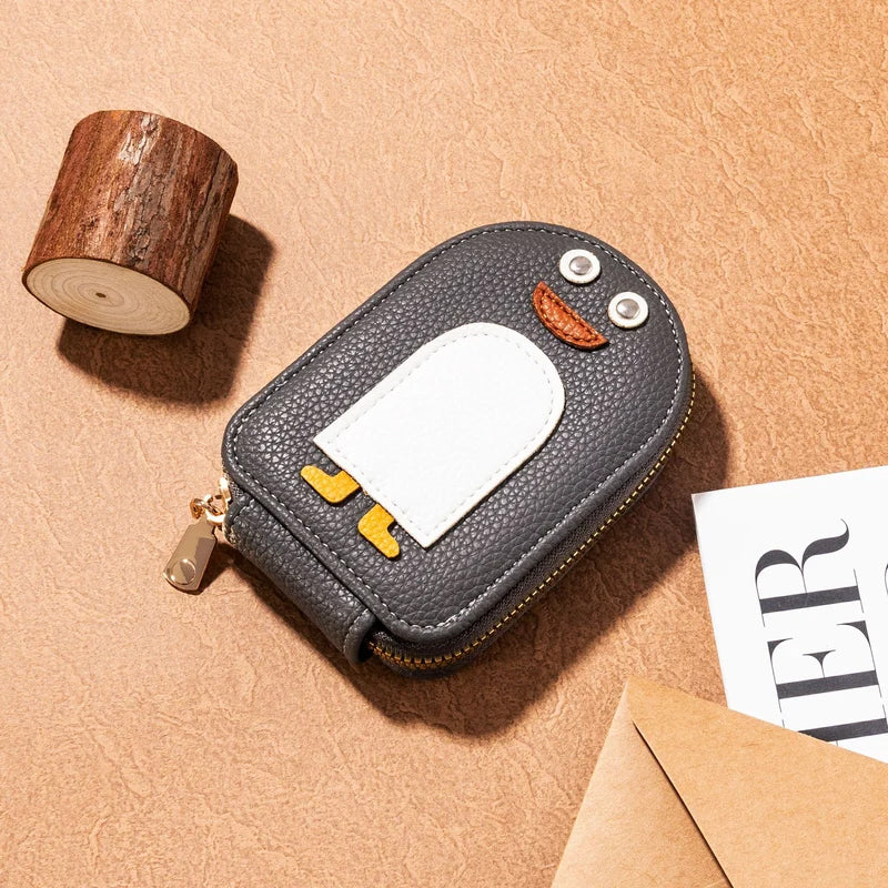 Cute Penguins PU Credit Card Coin Wallet - Image 12